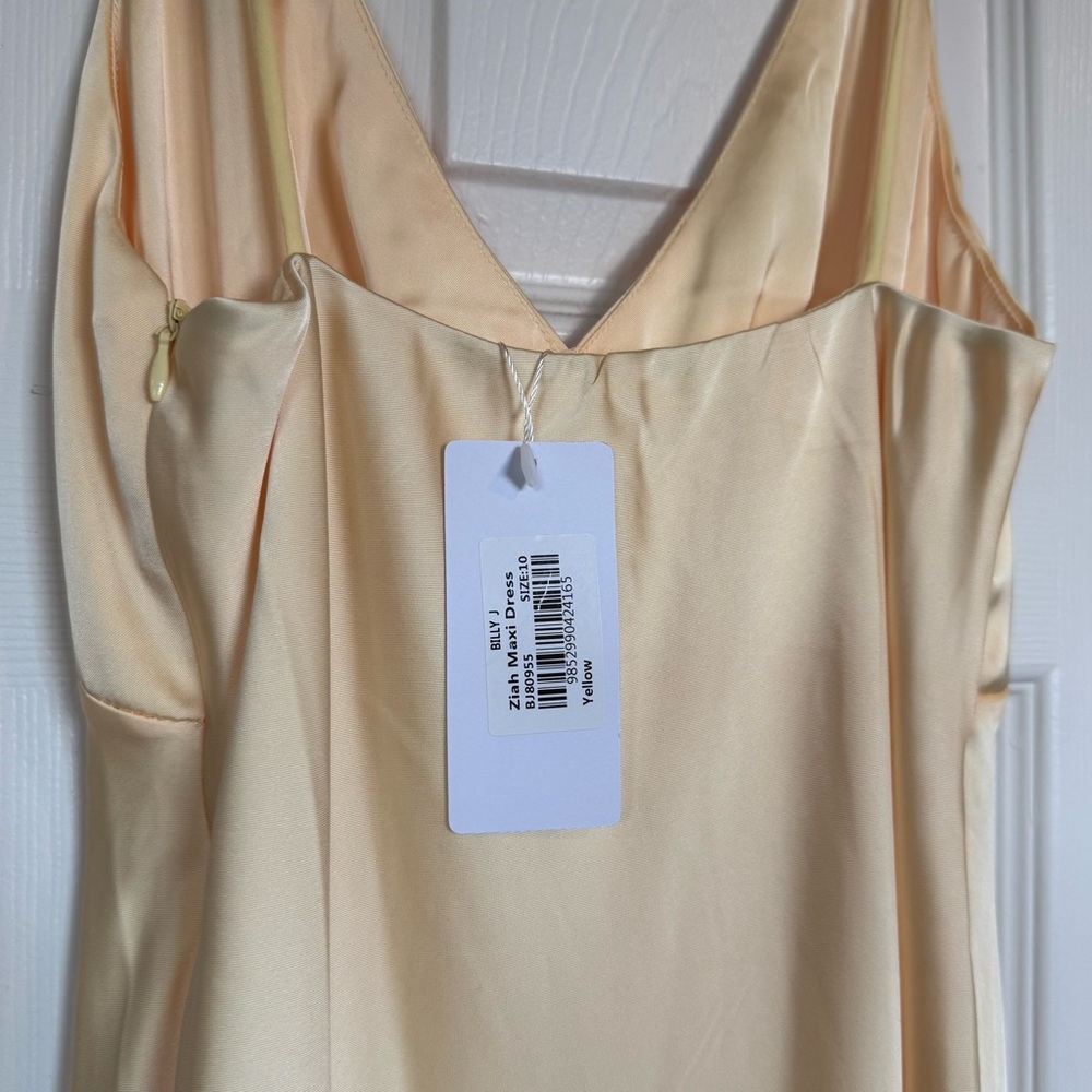 Billy J Boutique Ziah Maxi Dress in Lemon - Picture 4 of 5